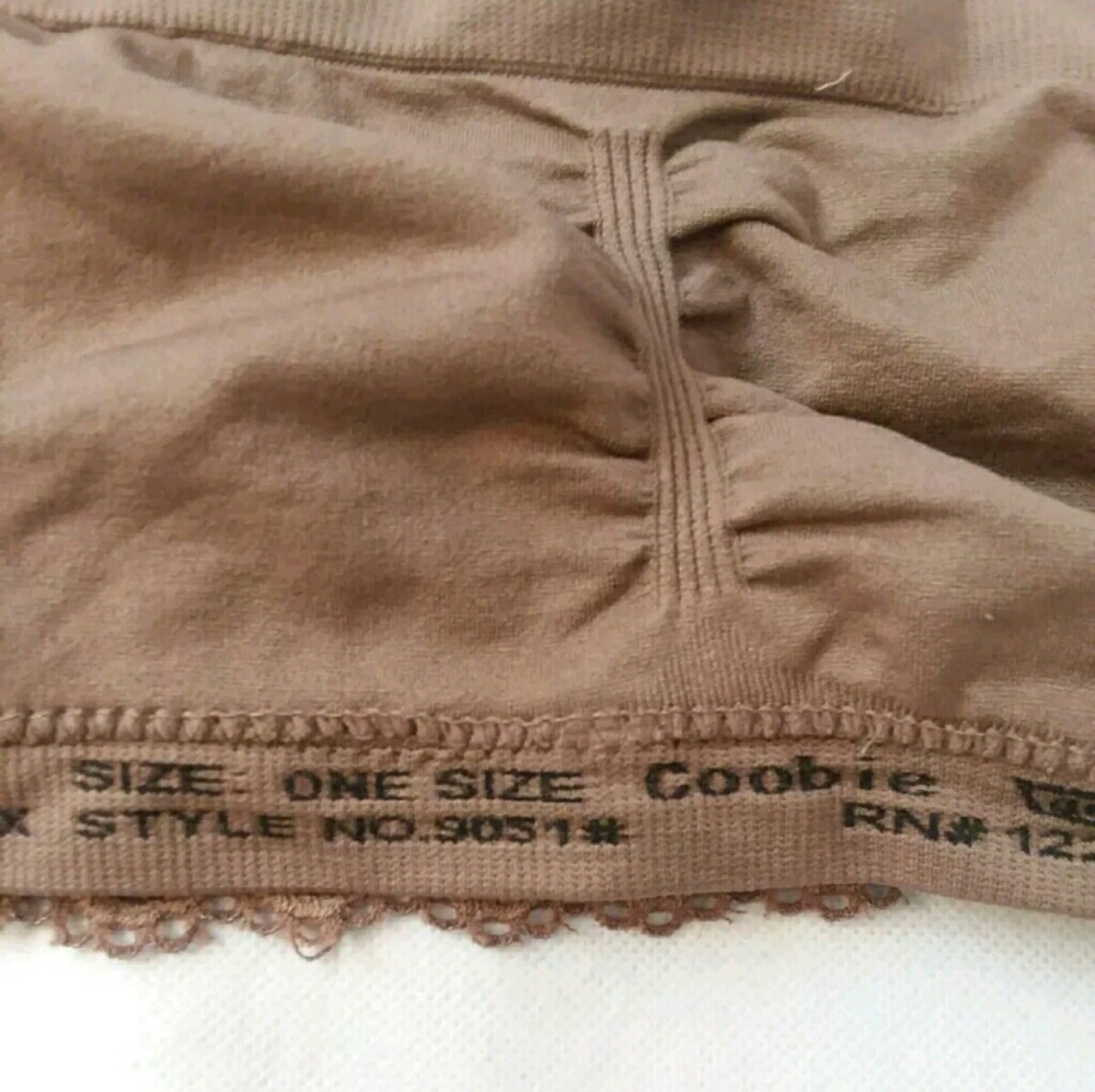 Coobie Mocha Strapless Lace Back Bandeau Bra - Picture 8 of 8